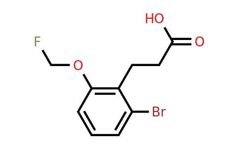 1806516-58-4 | 3-(2-Bromo-6-(fluoromethoxy)phenyl)propanoic acid