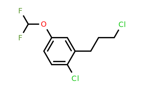 1-Chloro-2-(3-chloropropyl)-4-(difluoromethoxy)benzene