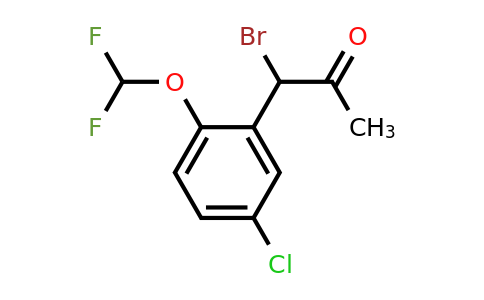 1806517-13-4 | 1-Bromo-1-(5-chloro-2-(difluoromethoxy)phenyl)propan-2-one