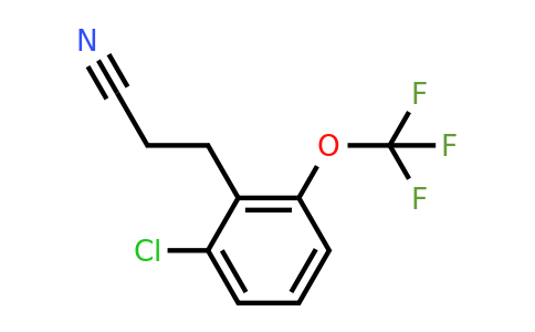 1806518-39-7 | 3-(2-Chloro-6-(trifluoromethoxy)phenyl)propanenitrile