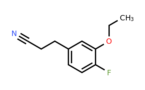 1806518-72-8 | 3-Ethoxy-4-fluorophenylpropanenitrile