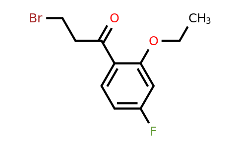 1806518-99-9 | 3-Bromo-1-(2-ethoxy-4-fluorophenyl)propan-1-one