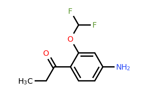 1806519-06-1 | 1-(4-Amino-2-(difluoromethoxy)phenyl)propan-1-one