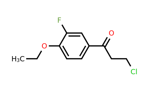 1806519-15-2 | 3-Chloro-1-(4-ethoxy-3-fluorophenyl)propan-1-one