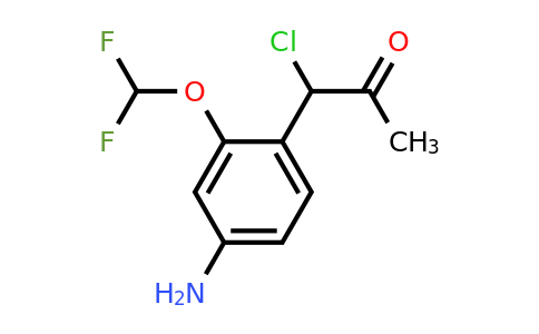 1806519-21-0 | 1-(4-Amino-2-(difluoromethoxy)phenyl)-1-chloropropan-2-one