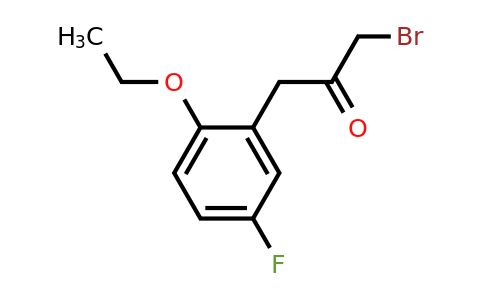 1806519-22-1 | 1-Bromo-3-(2-ethoxy-5-fluorophenyl)propan-2-one