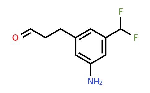 1806520-03-5 | 3-(3-Amino-5-(difluoromethyl)phenyl)propanal