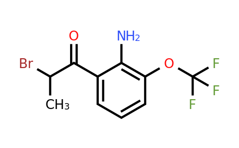 1806520-91-1 | 1-(2-Amino-3-(trifluoromethoxy)phenyl)-2-bromopropan-1-one