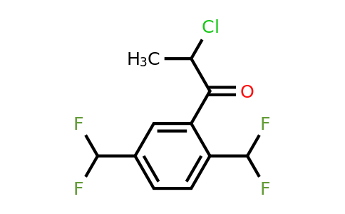 1806521-44-7 | 1-(2,5-Bis(difluoromethyl)phenyl)-2-chloropropan-1-one