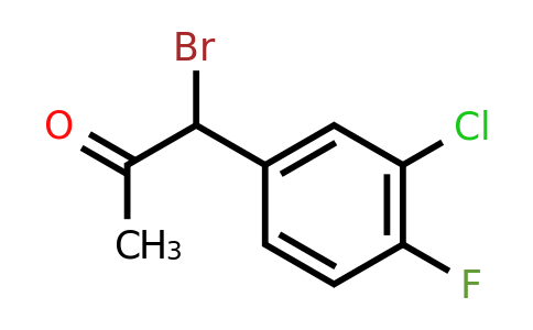 1806521-57-2 | 1-Bromo-1-(3-chloro-4-fluorophenyl)propan-2-one