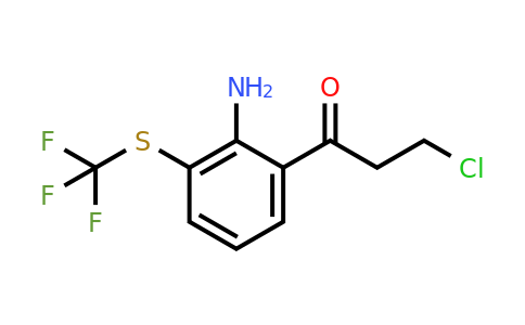 1806522-07-5 | 1-(2-Amino-3-(trifluoromethylthio)phenyl)-3-chloropropan-1-one