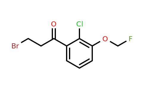 1806522-20-2 | 3-Bromo-1-(2-chloro-3-(fluoromethoxy)phenyl)propan-1-one
