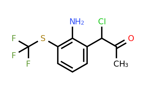 1806522-27-9 | 1-(2-Amino-3-(trifluoromethylthio)phenyl)-1-chloropropan-2-one