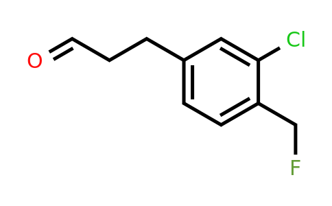 1806522-51-9 | 3-(3-Chloro-4-(fluoromethyl)phenyl)propanal