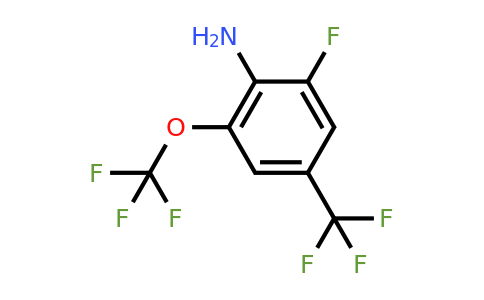 1806524-10-6 | 2-Fluoro-6-trifluoromethoxy-4-(trifluoromethyl)aniline