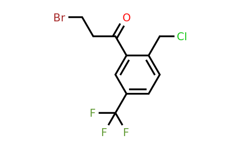1806524-77-5 | 3-Bromo-1-(2-(chloromethyl)-5-(trifluoromethyl)phenyl)propan-1-one