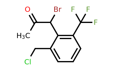1806524-97-9 | 1-Bromo-1-(2-(chloromethyl)-6-(trifluoromethyl)phenyl)propan-2-one
