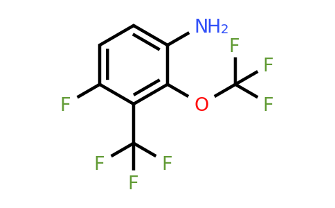 1806525-51-8 | 4-Fluoro-2-trifluoromethoxy-3-(trifluoromethyl)aniline