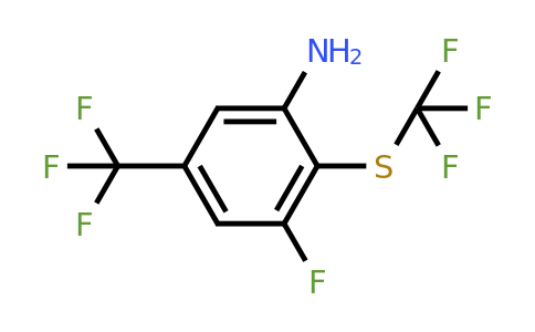 1806525-95-0 | 3-Fluoro-5-trifluoromethyl-2-(trifluoromethylthio)aniline