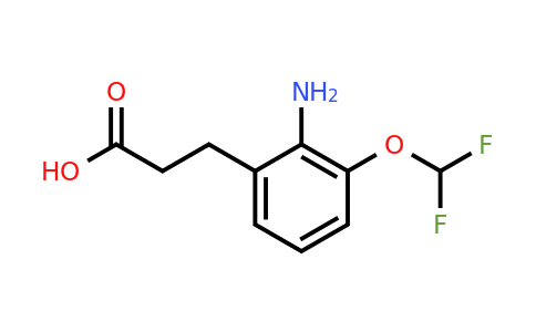 1806527-19-4 | 3-(2-Amino-3-(difluoromethoxy)phenyl)propanoic acid