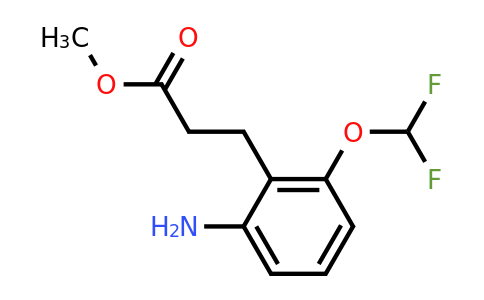 1806527-30-9 | Methyl 3-(2-amino-6-(difluoromethoxy)phenyl)propanoate