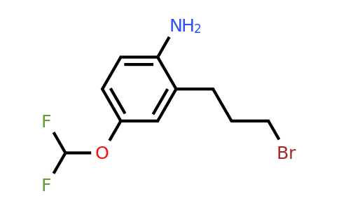 1806527-45-6 | 2-(3-Bromopropyl)-4-(difluoromethoxy)aniline
