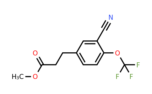 1806527-79-6 | Methyl 3-(3-cyano-4-(trifluoromethoxy)phenyl)propanoate
