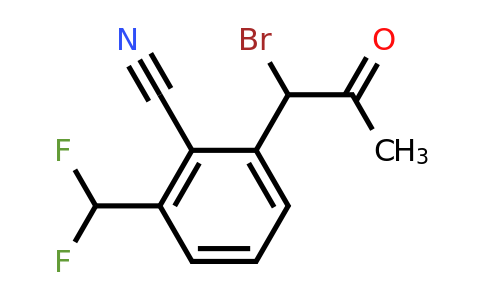 1806527-88-7 | 2-(1-Bromo-2-oxopropyl)-6-(difluoromethyl)benzonitrile