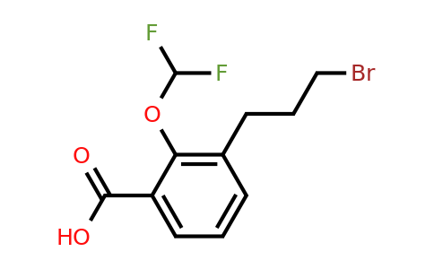 1806527-90-1 | 3-(3-Bromopropyl)-2-(difluoromethoxy)benzoic acid