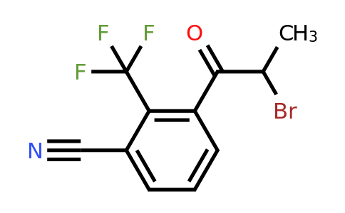 1806528-11-9 | 3-(2-Bromopropanoyl)-2-(trifluoromethyl)benzonitrile