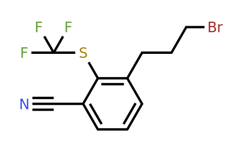 1806528-62-0 | 3-(3-Bromopropyl)-2-(trifluoromethylthio)benzonitrile
