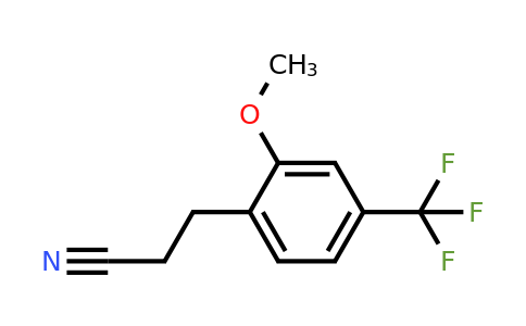 1806528-94-8 | 3-(2-Methoxy-4-(trifluoromethyl)phenyl)propanenitrile