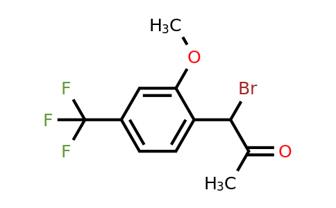1806529-10-1 | 2-(1-Bromo-2-oxopropyl)-5-(trifluoromethyl)anisole