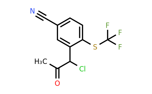 1806529-36-1 | 3-(1-Chloro-2-oxopropyl)-4-(trifluoromethylthio)benzonitrile