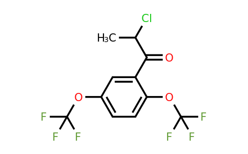 1806529-49-6 | 1-(2,5-Bis(trifluoromethoxy)phenyl)-2-chloropropan-1-one