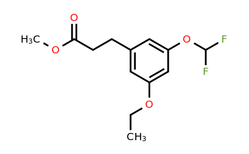 1806529-55-4 | Methyl 3-(difluoromethoxy)-5-ethoxyphenylpropanoate