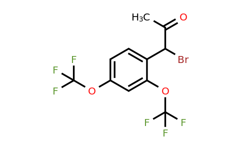 1806529-68-9 | 1-(2,4-Bis(trifluoromethoxy)phenyl)-1-bromopropan-2-one