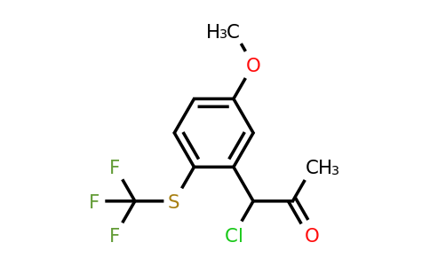 1806529-69-0 | 3-(1-Chloro-2-oxopropyl)-4-(trifluoromethylthio)anisole