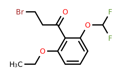 1806529-71-4 | 3-Bromo-1-(2-(difluoromethoxy)-6-ethoxyphenyl)propan-1-one