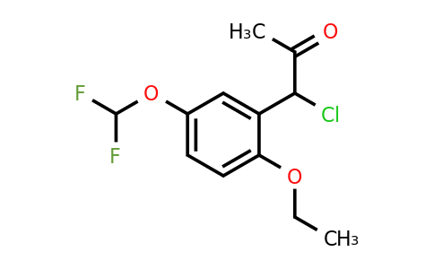 1806529-87-2 | 1-Chloro-1-(5-(difluoromethoxy)-2-ethoxyphenyl)propan-2-one
