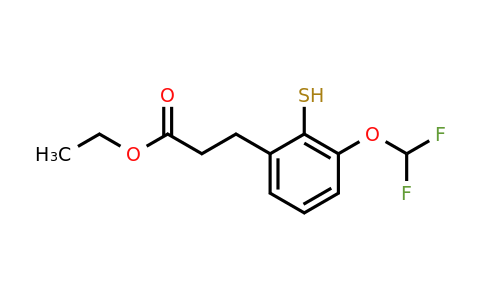 1806530-07-3 | Ethyl 3-(difluoromethoxy)-2-mercaptophenylpropanoate