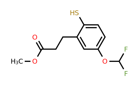 1806530-31-3 | Methyl 5-(difluoromethoxy)-2-mercaptophenylpropanoate
