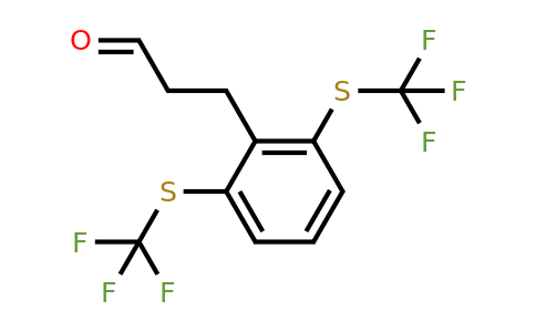 1806530-39-1 | (2,6-Bis(trifluoromethylthio)phenyl)propanal