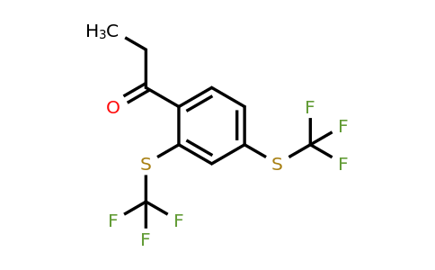 1806530-45-9 | 1-(2,4-Bis(trifluoromethylthio)phenyl)propan-1-one