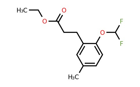 1806530-54-0 | Ethyl 2-(difluoromethoxy)-5-methylphenylpropanoate