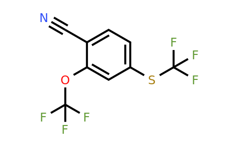 1806530-56-2 | 2-Trifluoromethoxy-4-(trifluoromethylthio)benzonitrile