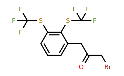 1806530-61-9 | 1-(2,3-Bis(trifluoromethylthio)phenyl)-3-bromopropan-2-one