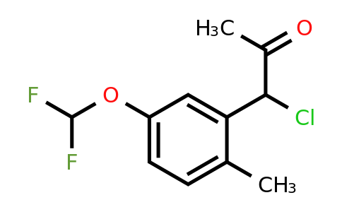 1806530-86-8 | 1-Chloro-1-(5-(difluoromethoxy)-2-methylphenyl)propan-2-one