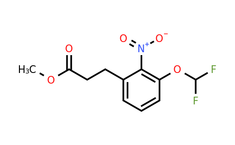 1806531-50-9 | Methyl 3-(difluoromethoxy)-2-nitrophenylpropanoate