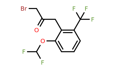 1806532-36-4 | 1-Bromo-3-(2-(difluoromethoxy)-6-(trifluoromethyl)phenyl)propan-2-one
